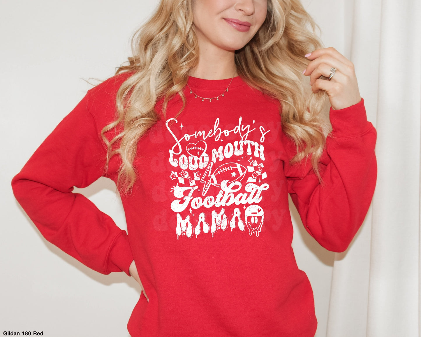 Somebody's loud mouth football mama
