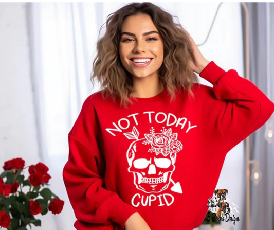 Not Today Cupid- Single Color (white)