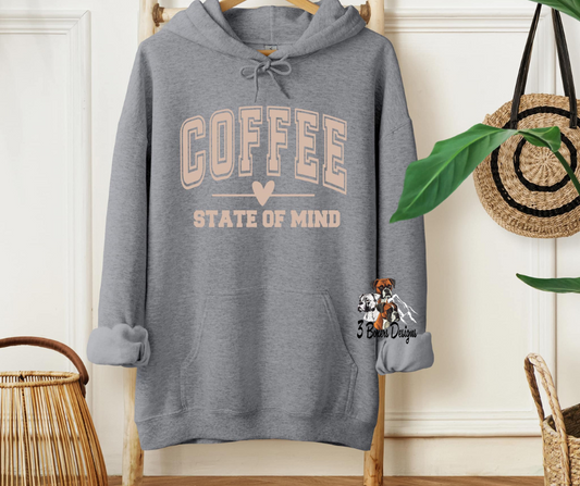 Coffee State Of Mind Oversized (Lt.Tan Ink)