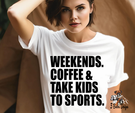 Take Kids To Sports Oversized Print (Black Ink)