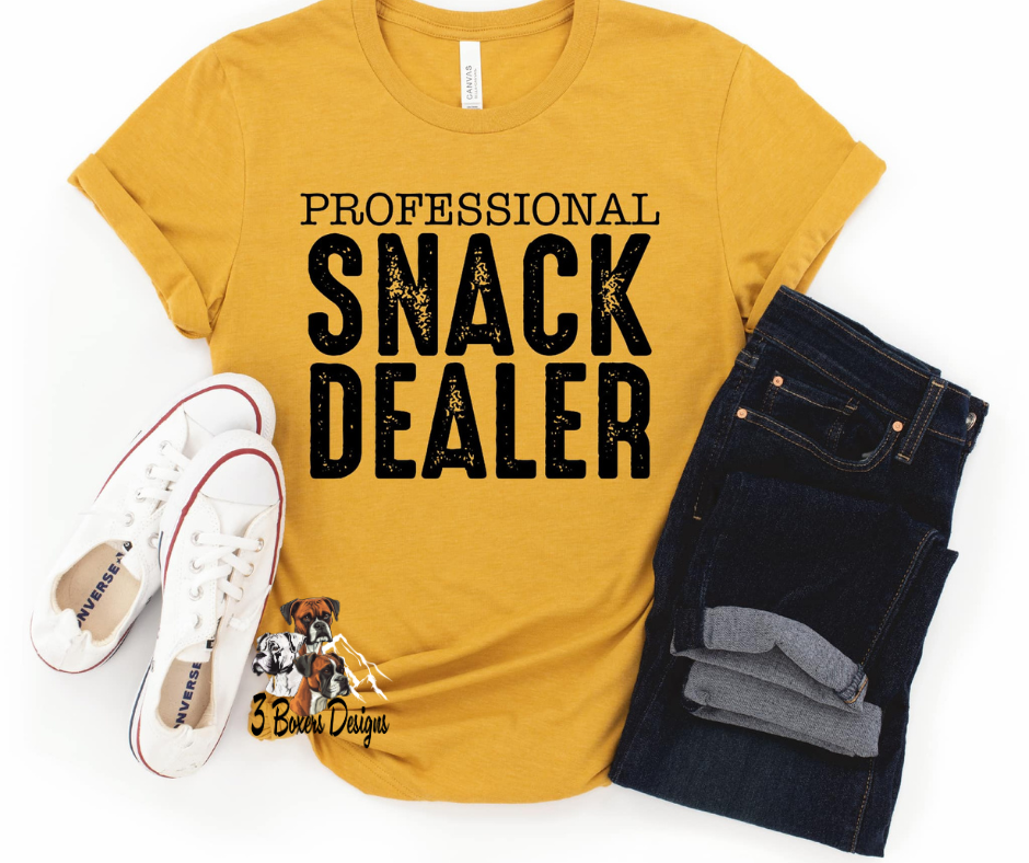 Snack Dealer Oversized (Black Ink)