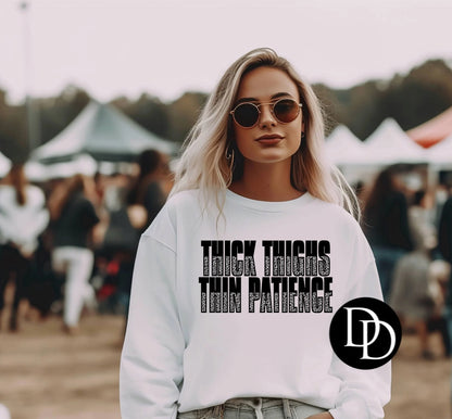 Thick Thighs Thin Patience