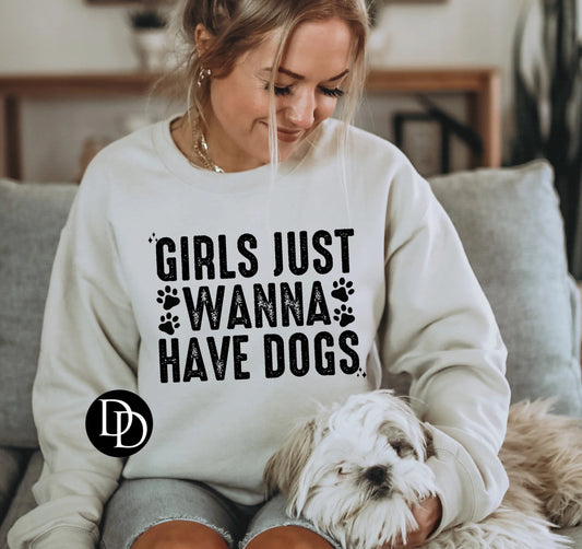 GirlsJust Wanna Have Dogs