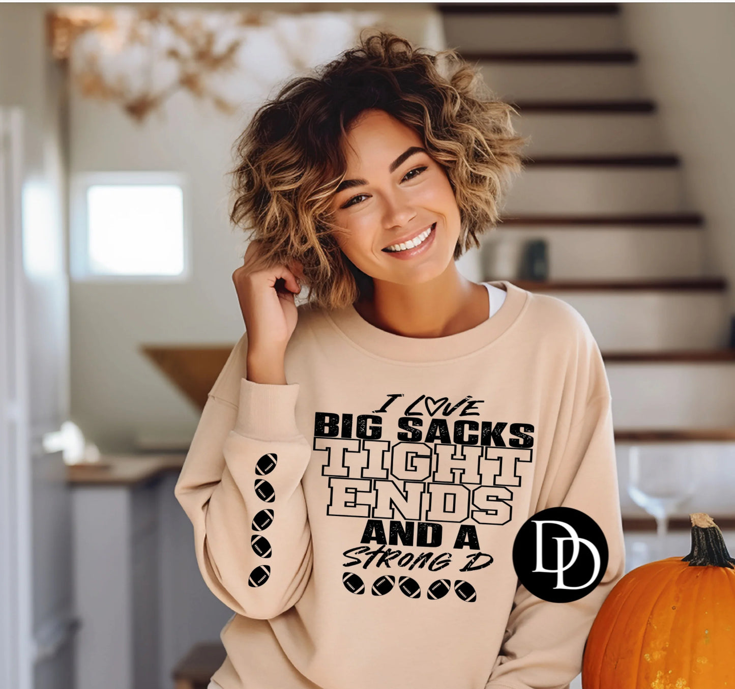 I Love Big Sacks W/ Sleeve Accents