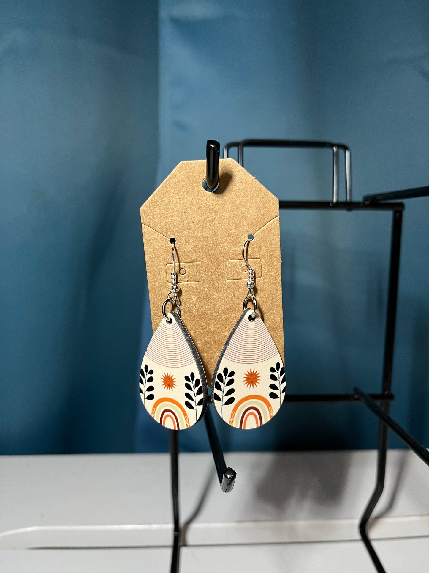 Boho teardrop earrings