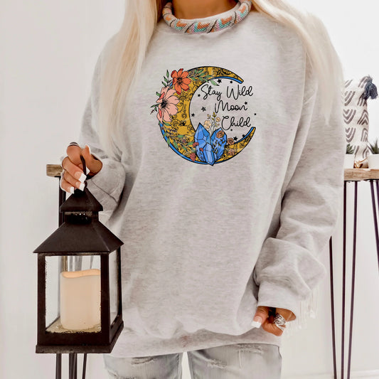 Stay Wild Floral Moon
