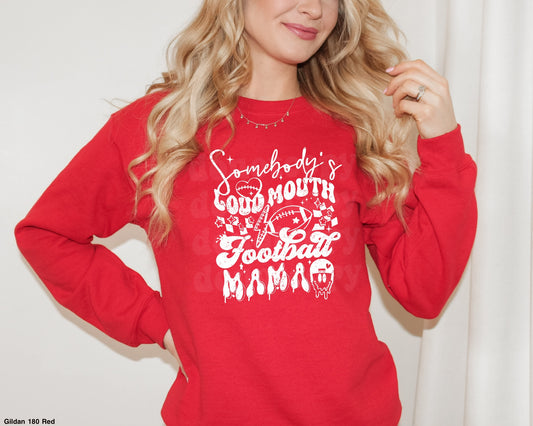 Somebody's loud mouth football mama